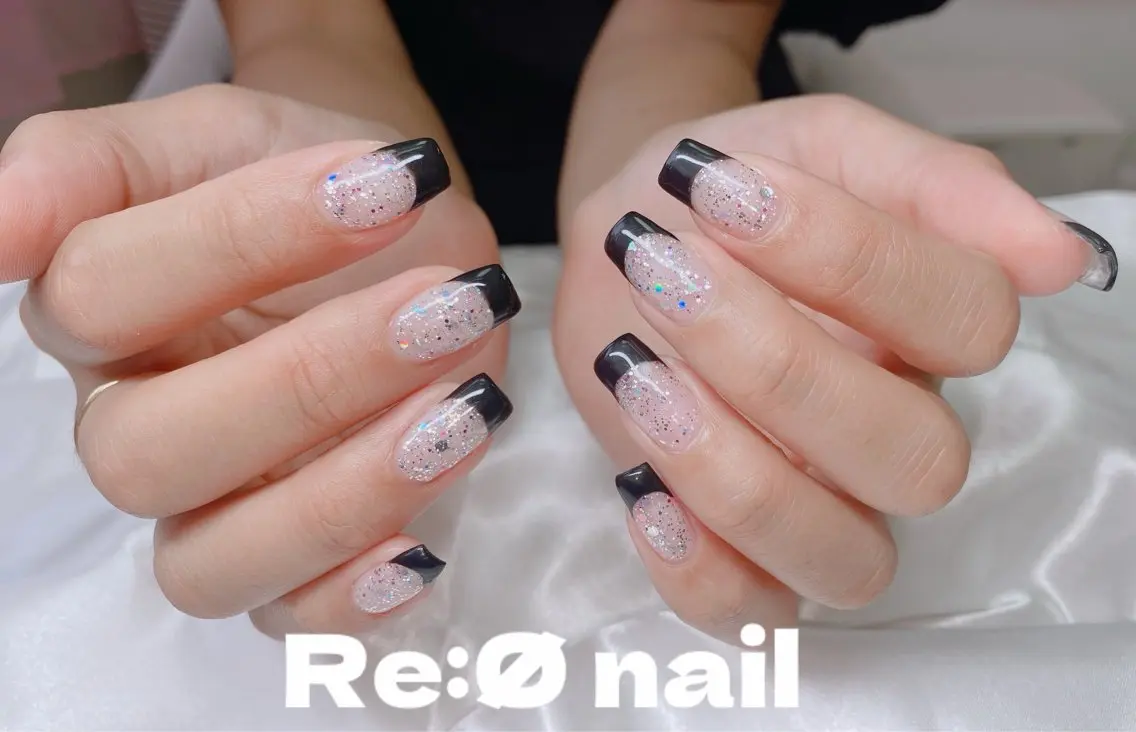 ネイル フレンチネイル ハンドネイル Re:Ø nail 🩵TSUJIのネイルデザイン