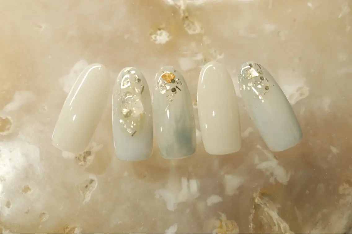 ネイル ニュアンスネイル シンプルネイル tete nailstudioのネイルデザイン