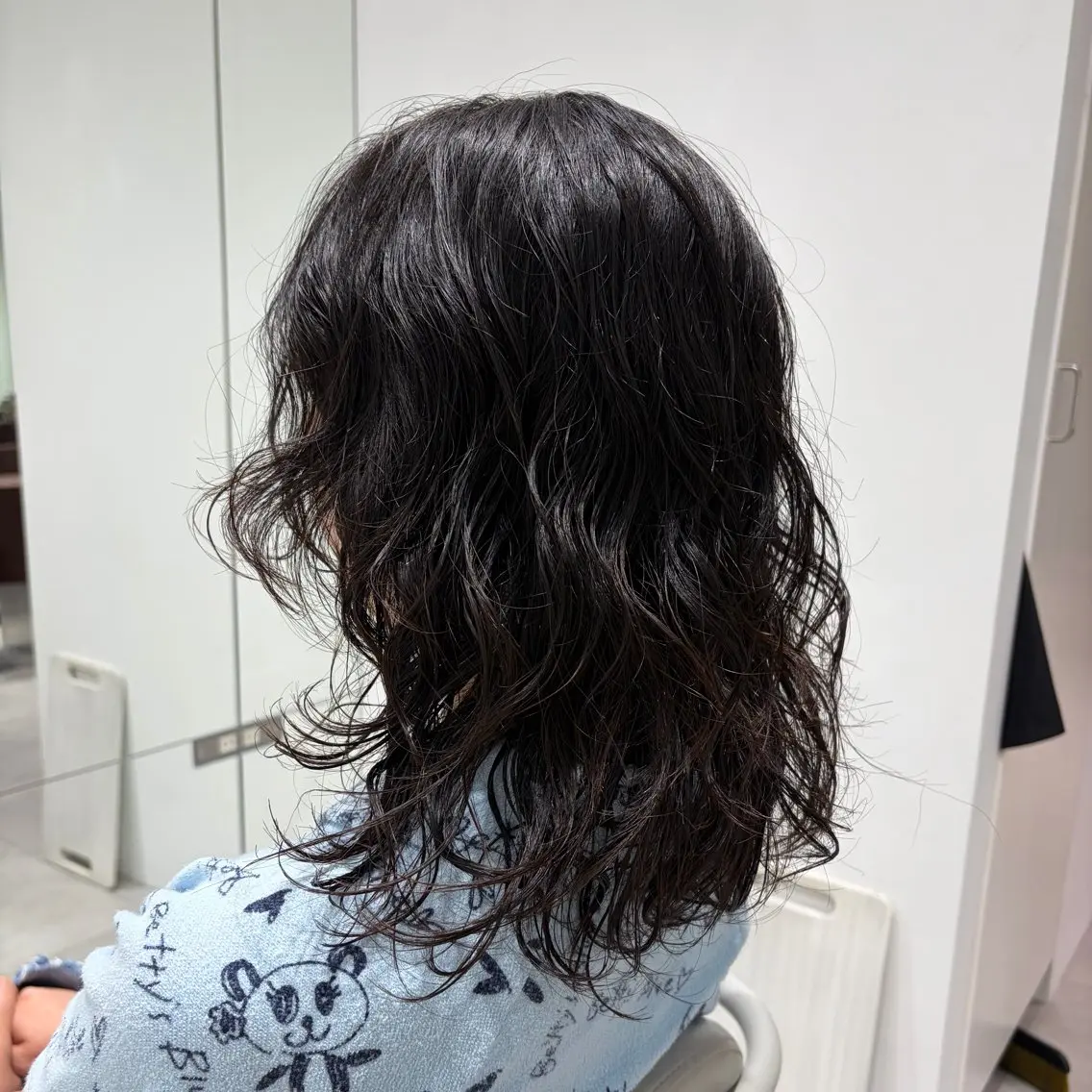 ミディアム パーマ カット パーマ HARUHI 銀座 美容師౨ৎ⋆˚のヘアスタイル