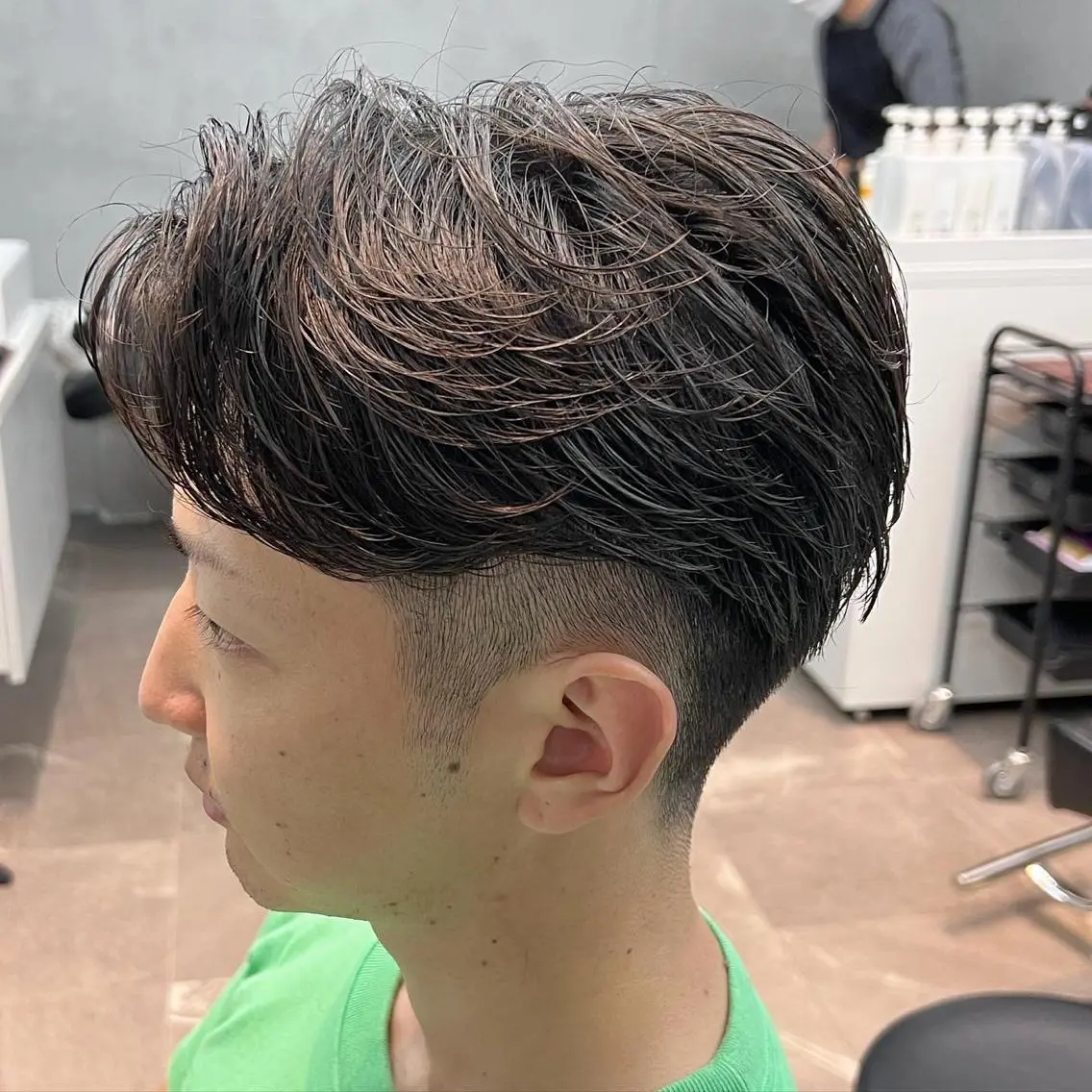 ショート パーマ メンズ 3月〜お店変わります 詳しくはインスタまでのヘアスタイル