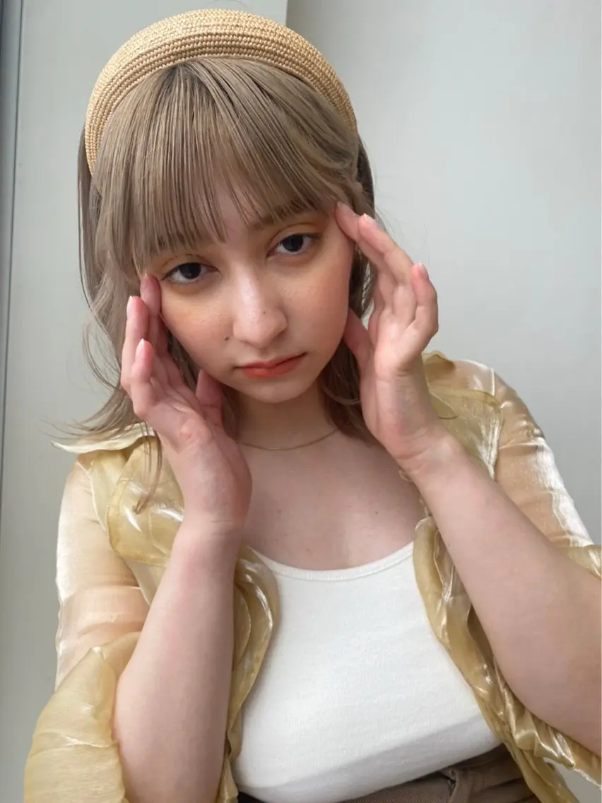 カラー モデル募集/ あやね☁໒꒱·ﾟのヘアスタイル