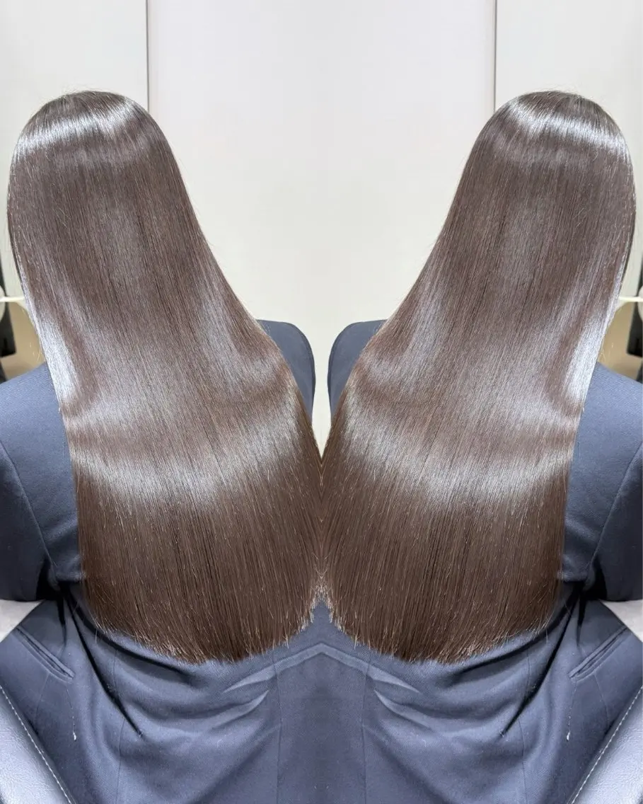 ロング 髪質改善 縮毛矯正 トリートメント ヘアカラー トリートメント 👑髪質改善縮毛矯正 サンジョウ👑のヘアスタイル
