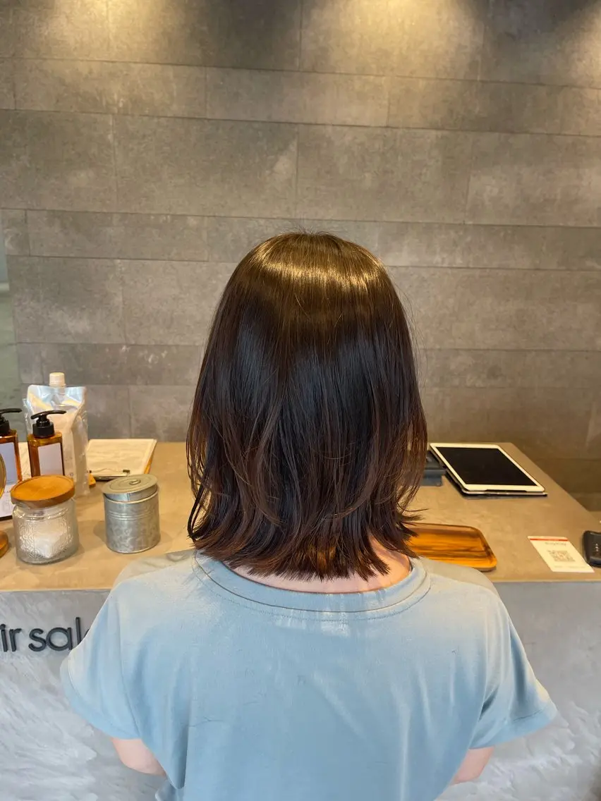 ミディアム モリタ アンナのヘアスタイル