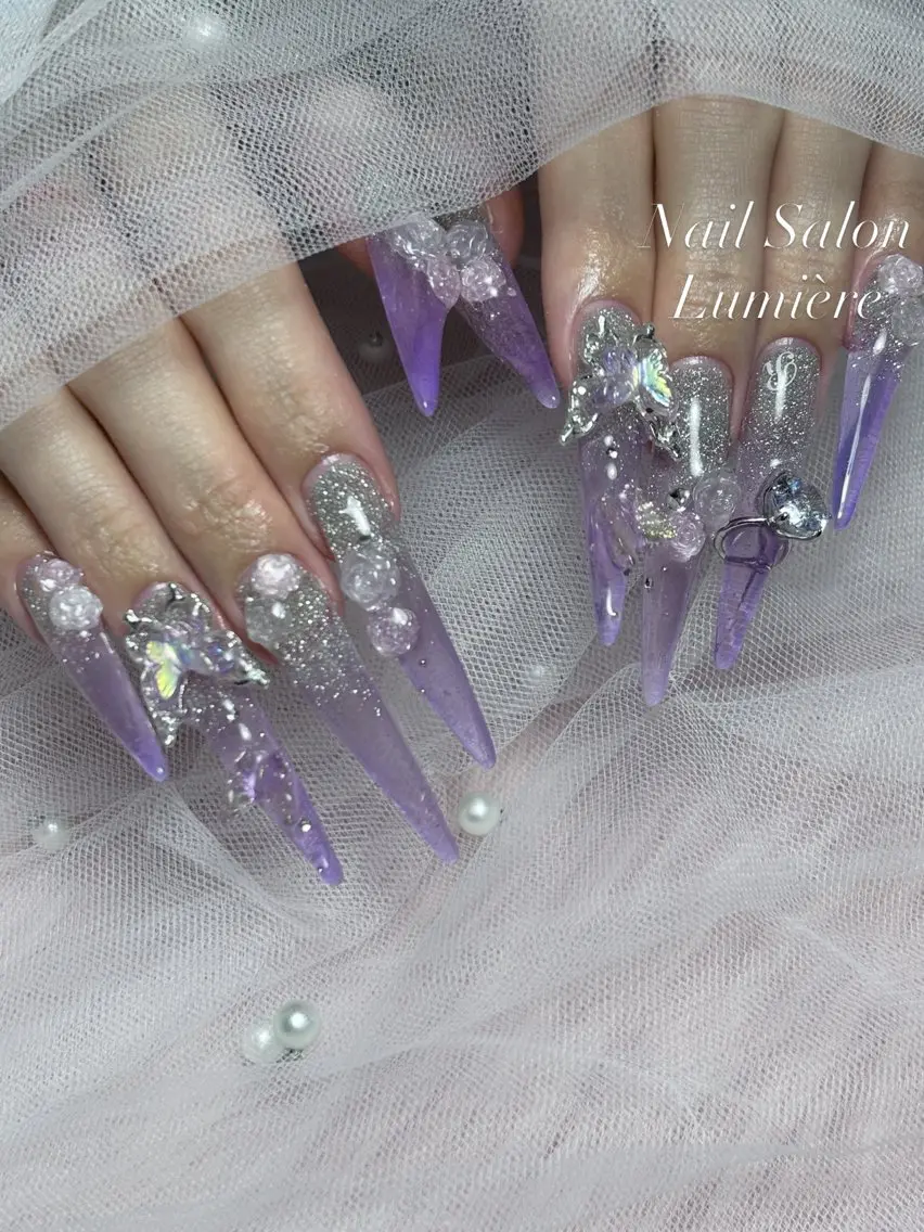 ネイル ハンドネイル Lumière| ロング|ワンホンのネイルデザイン