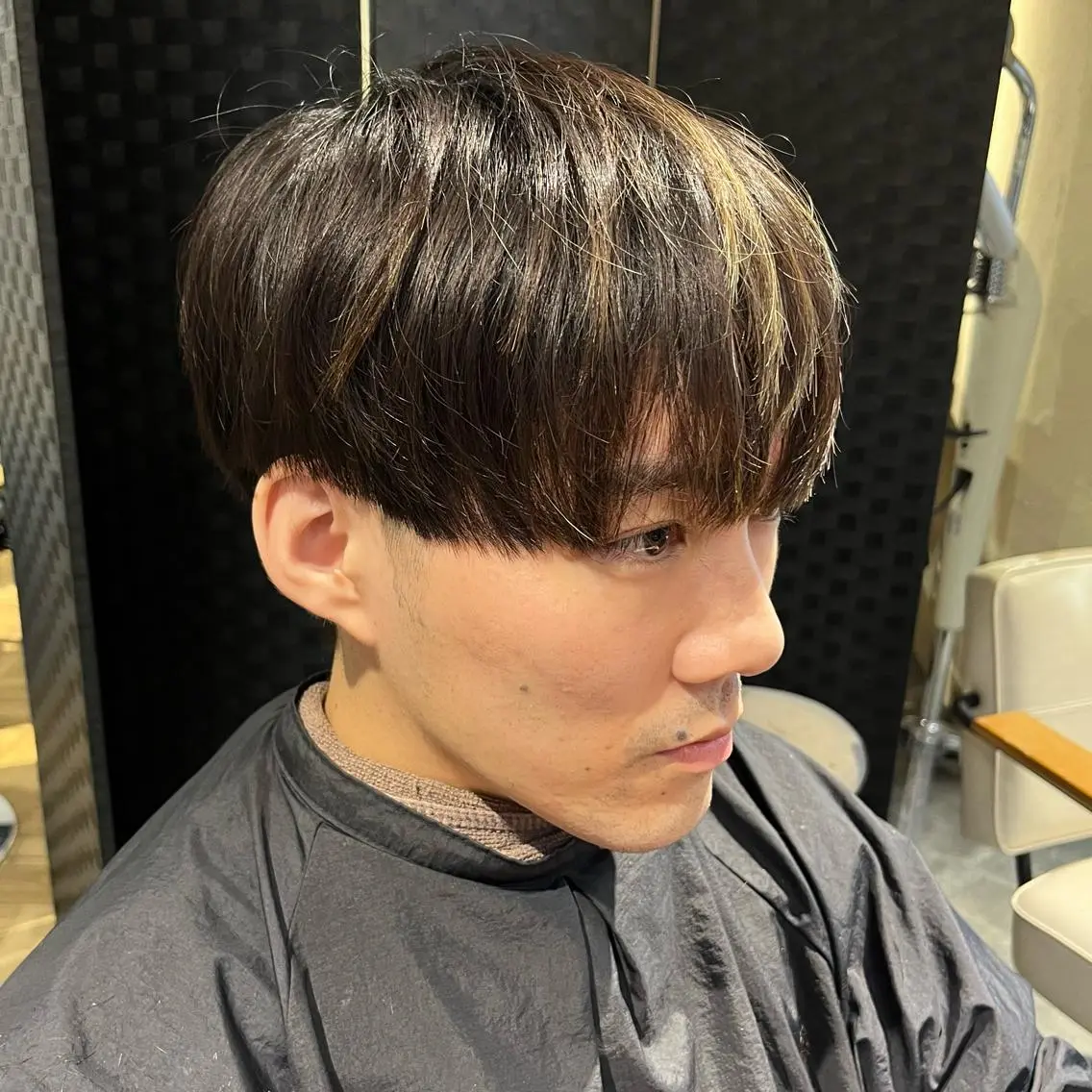 ショート パーマ メンズ マッシュ カット 🫟メンズスタイル 特化型マナ🫟のヘアスタイル