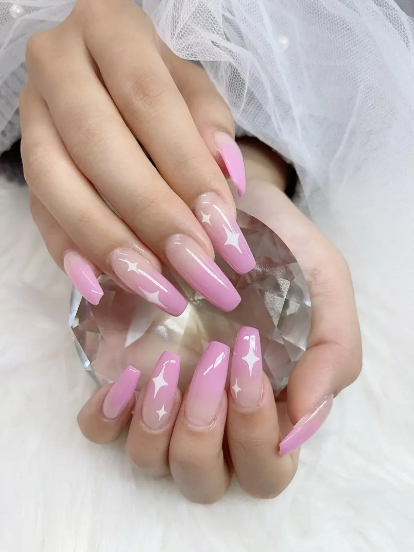 ネイル グラデーション ピンク ハンドネイル nail salon AIのネイルデザイン