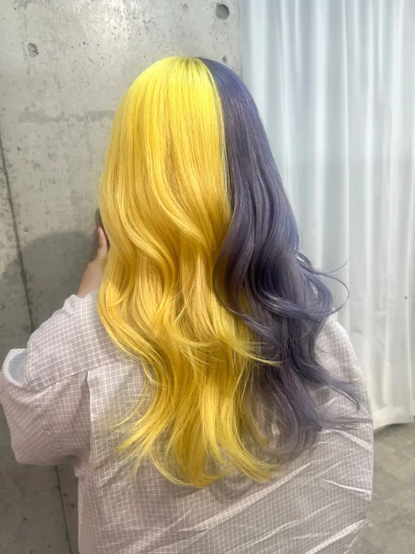 ロング カラー デザインカラー ヘアカラー Ayaka🩰🎀 ガーリー/暖色♡のヘアスタイル