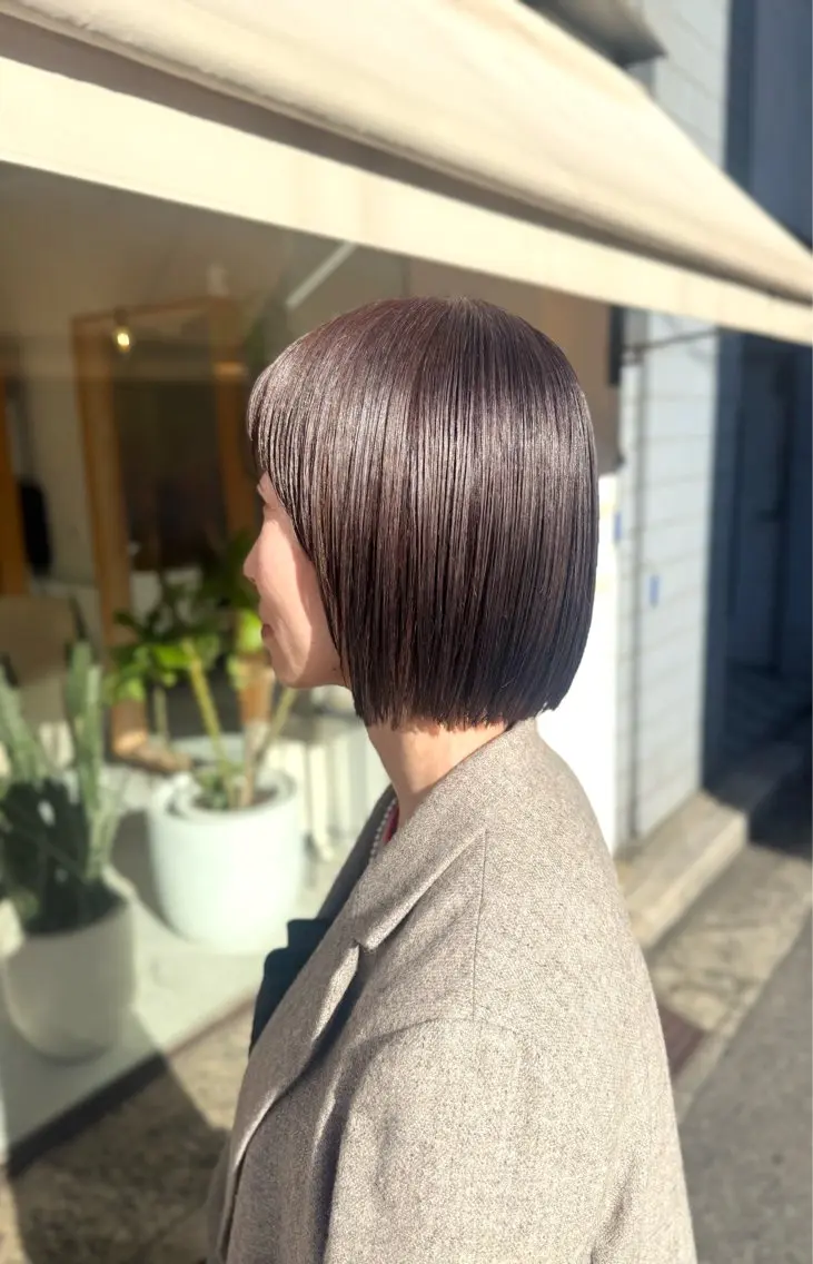 ショート カラー カット ヘアカラー トリートメント 安永 涼のヘアスタイル