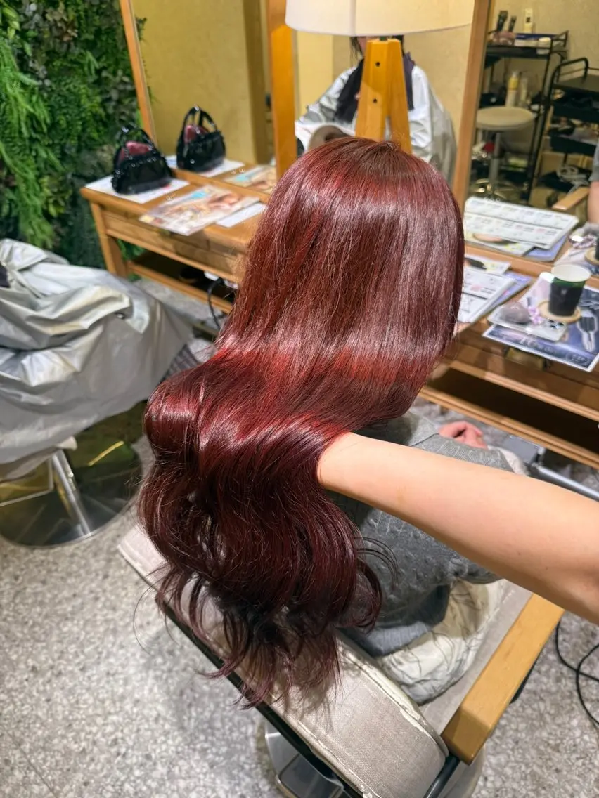 ロング カット ヘアカラー トリートメント 🌷透明感レイヤー/ Ayana🌷のヘアスタイル