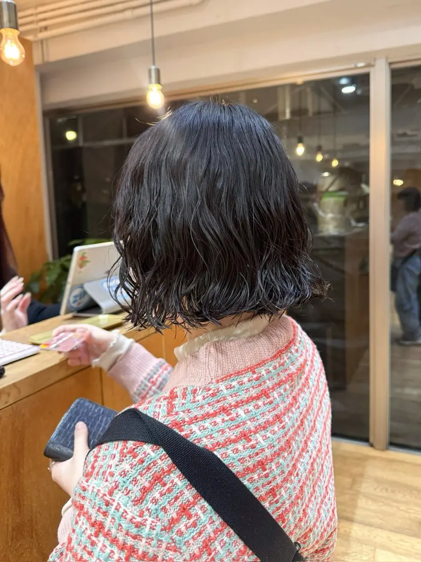 ショート パーマ カット パーマ 大橋 芽衣のヘアスタイル