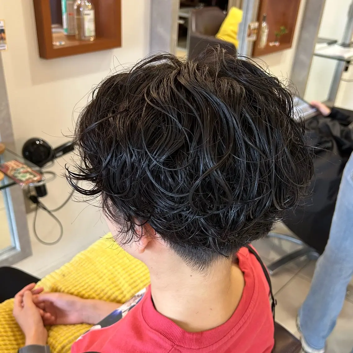 ショート パーマ ショートヘア カット パーマ トップスタイリスト 林すずかのヘアスタイル