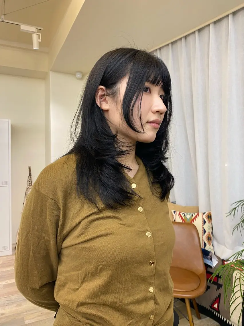 ロング カラー レイヤーカット 無料カットモデル募集 kanaのヘアスタイル