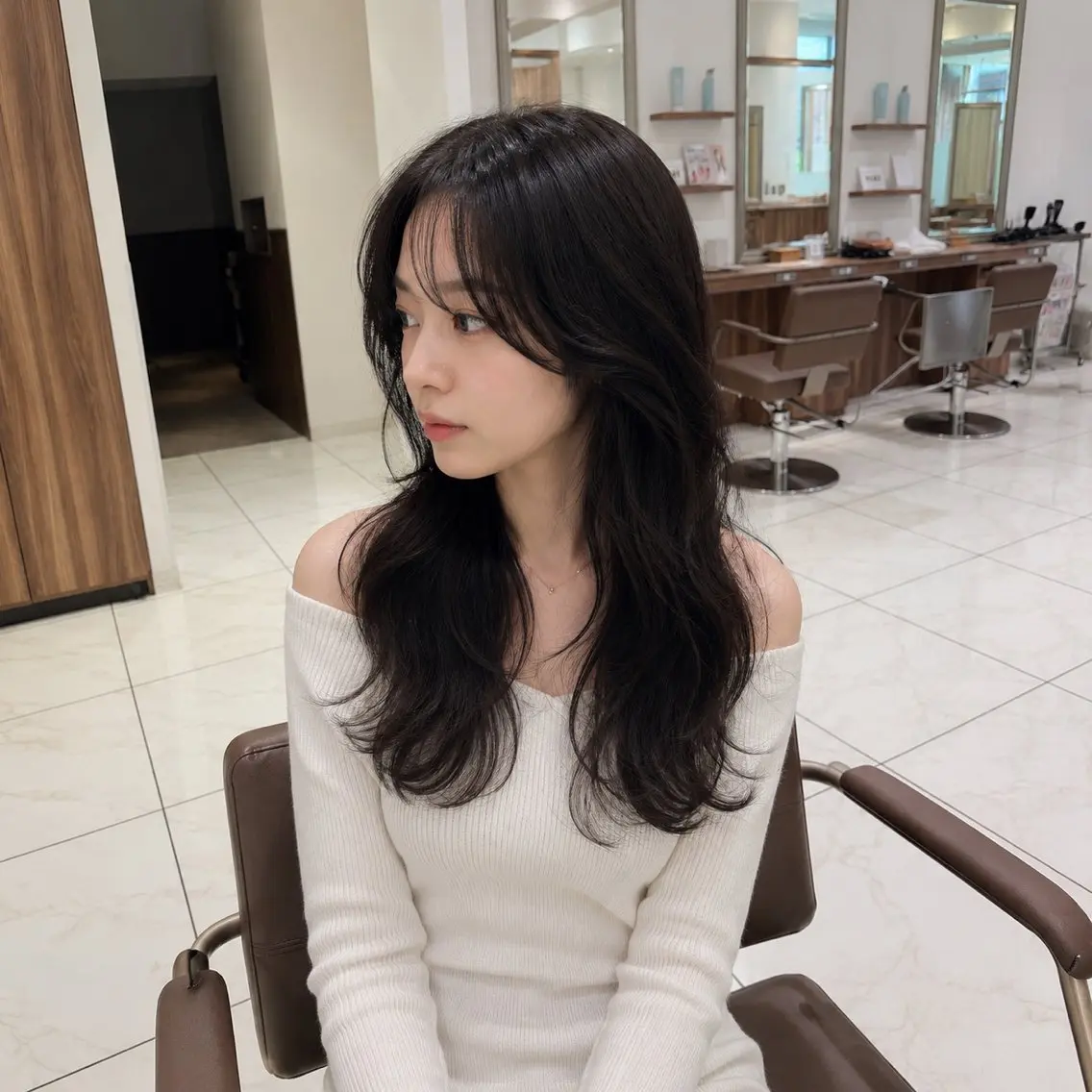 ロング カラー ヘアカラー トリートメント 桜新町/ Mea⭐︎のヘアスタイル