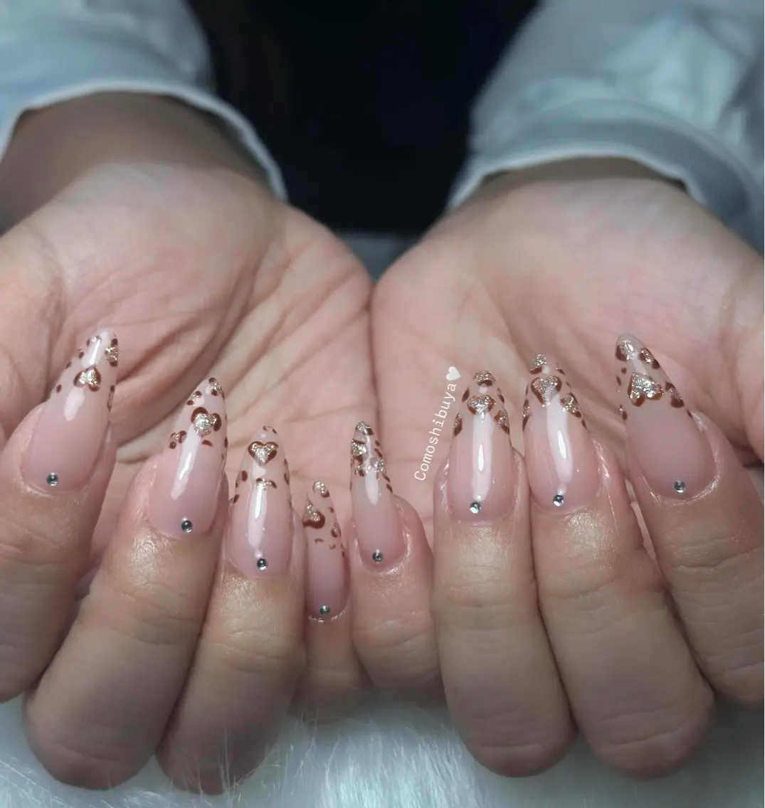 ネイル 韓国ネイル シンプルネイル ワンホンネイル CoMo Nailのネイルデザイン