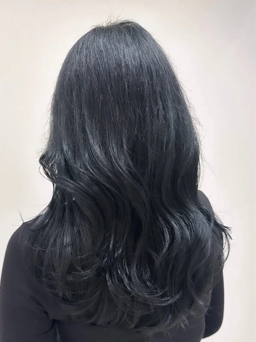 ロング カラー カット ヘアカラー ヘッドスパ 韓国レイヤー✨ yasuko銀座のヘアスタイル