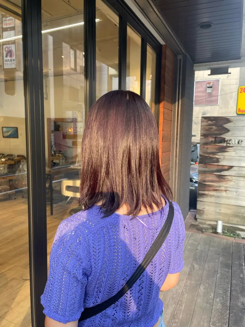 ミディアム カラー カット ヘアカラー このみ/髪質改善 /ヘアアレンジ🫧のヘアスタイル
