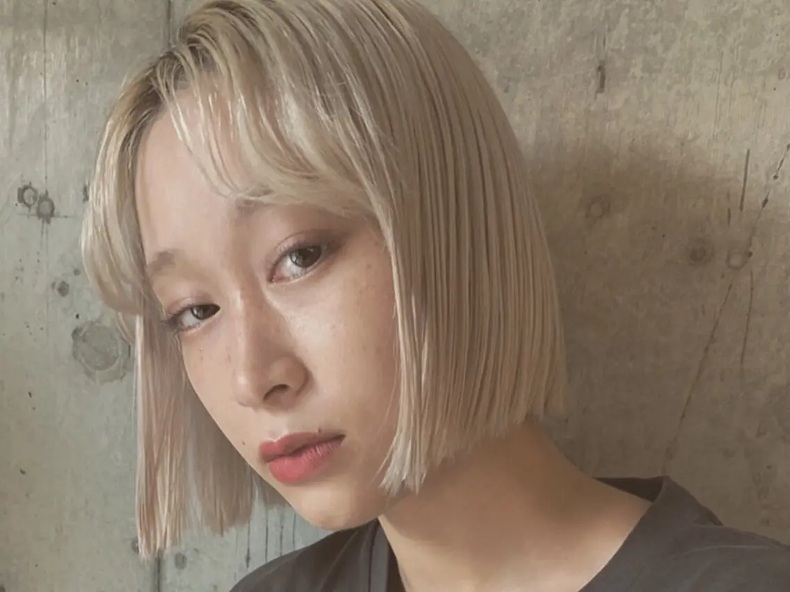 ショート カラー ヘアアレンジ ブリーチ ケアブリーチ ダブルカラー 髪質改善 カット トリートメント ヘッドスパ ヘアセット 🕊️絹髪縮毛矯正✨ トップスタイリスト✨のヘアスタイル
