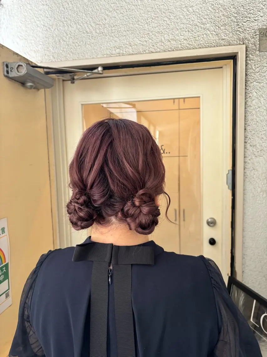 ヘアアレンジ ヘアセット eye.hair　◎ akiのマツエク・マツパデザイン