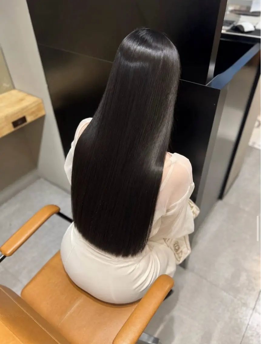 ロング 縮毛矯正 トリートメント 髪質改善/縮毛矯正/ 梅田/艶髪/はるきのヘアスタイル