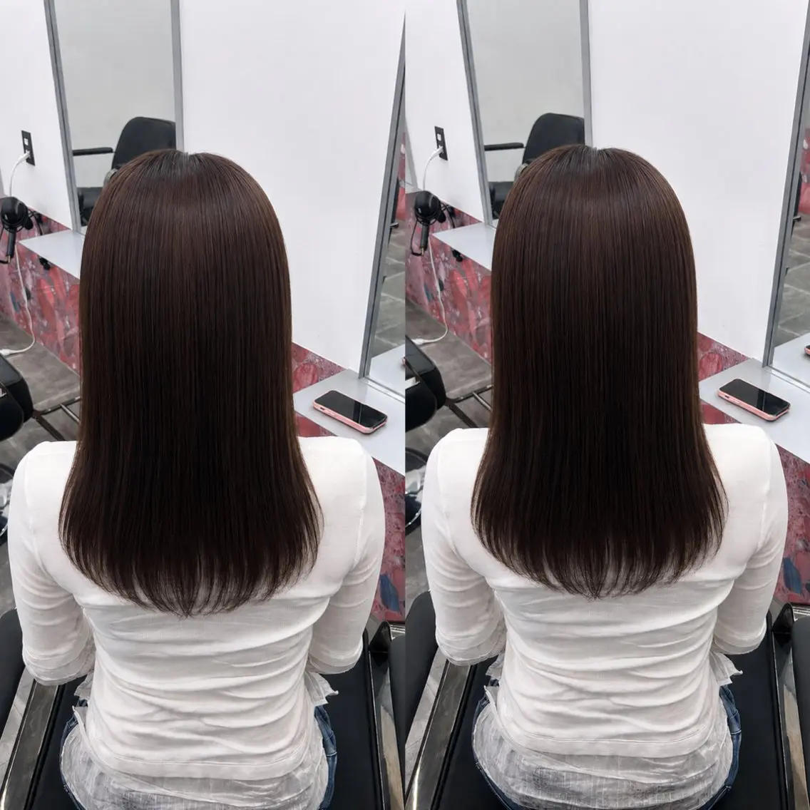 カラー ブラウンカラー オレンジ オレンジブラウン ヘアカラー PELEmana🎀 ワンホンヘアのヘアスタイル