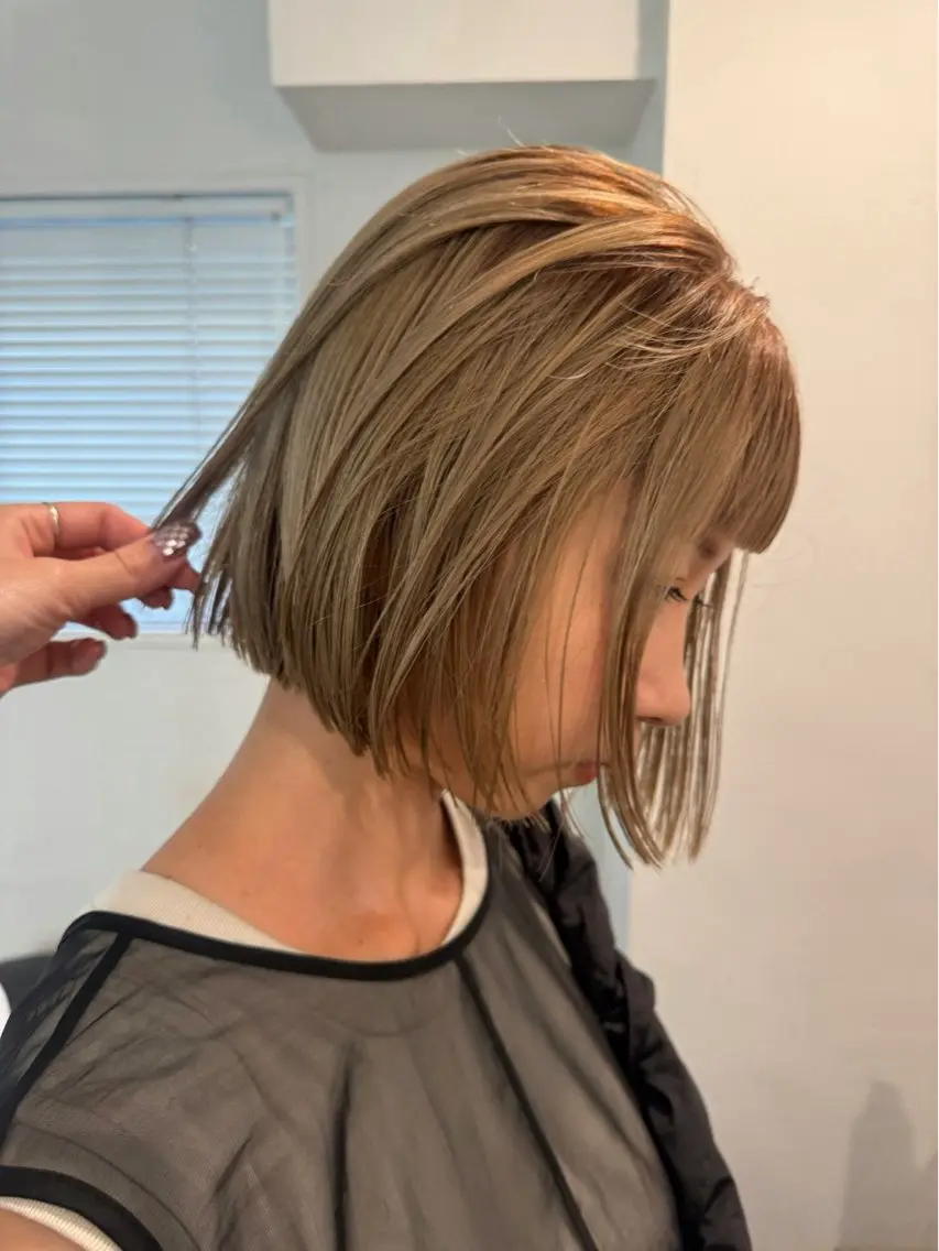 ショート カラー YUI★梅田美容室★ ニュアンスカラー★のヘアスタイル