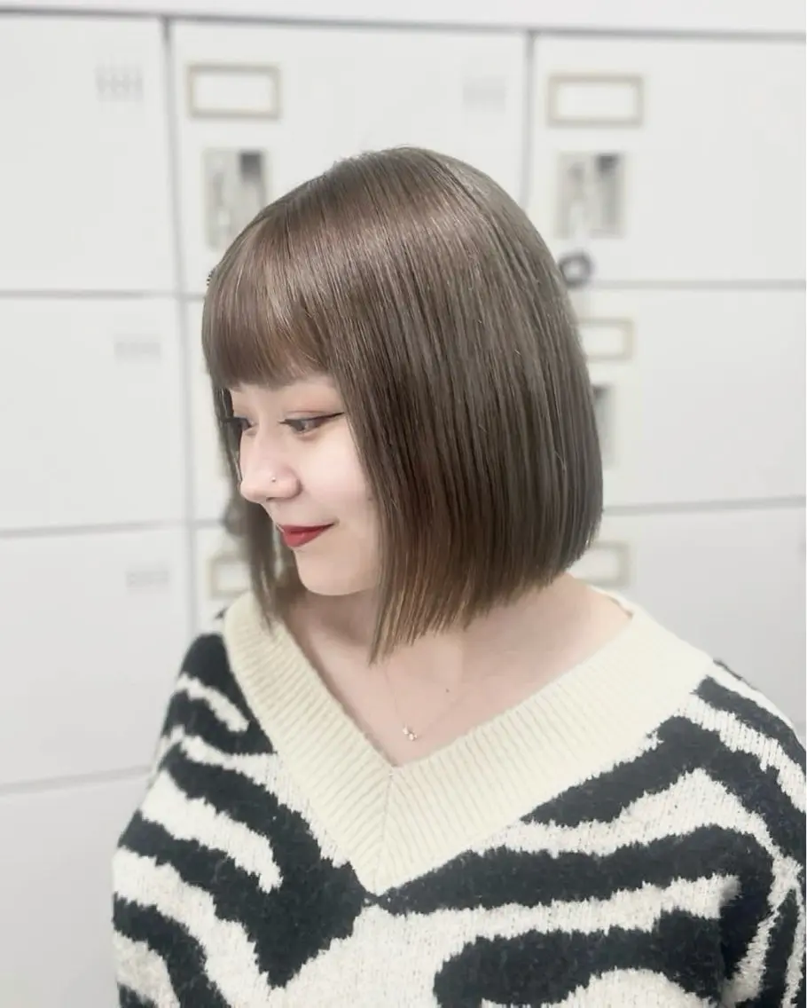 【🇰🇷韓国風ボブ(タッセルボブ♡ヘイリーボブ)🇰🇷】カット+ラクトン配合トリートメント(+炭酸spa)の写真