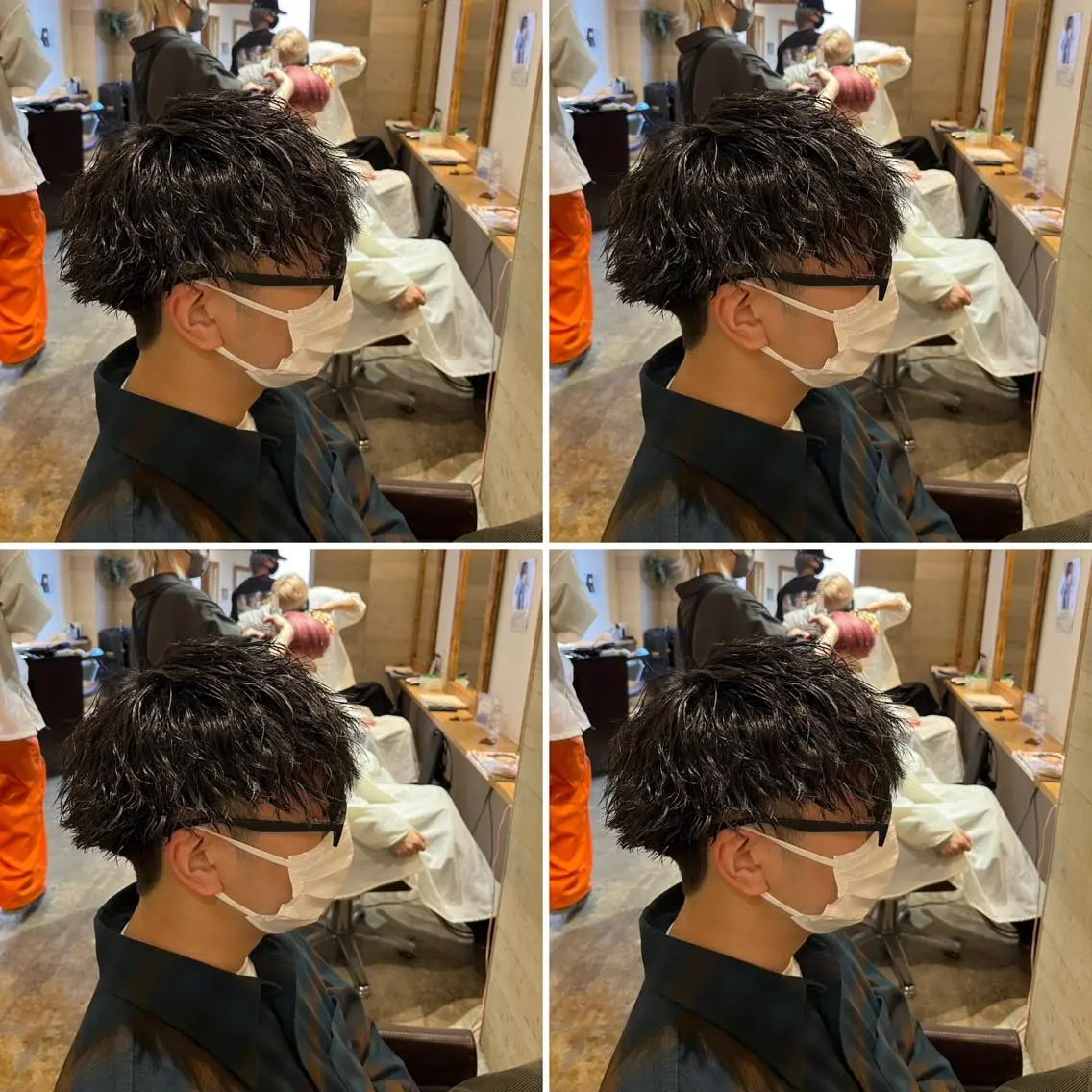パーマ メンズ カット パーマ トリートメント ヘアセット メンズパーマ特化 望月謙二郎のヘアスタイル
