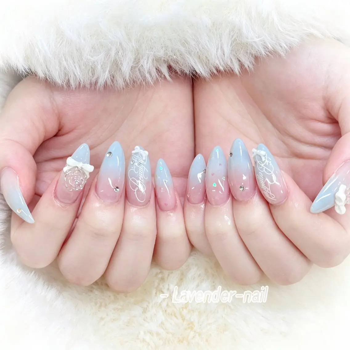 ネイル ハンドネイル Lavender nail·中島公園のネイルデザイン