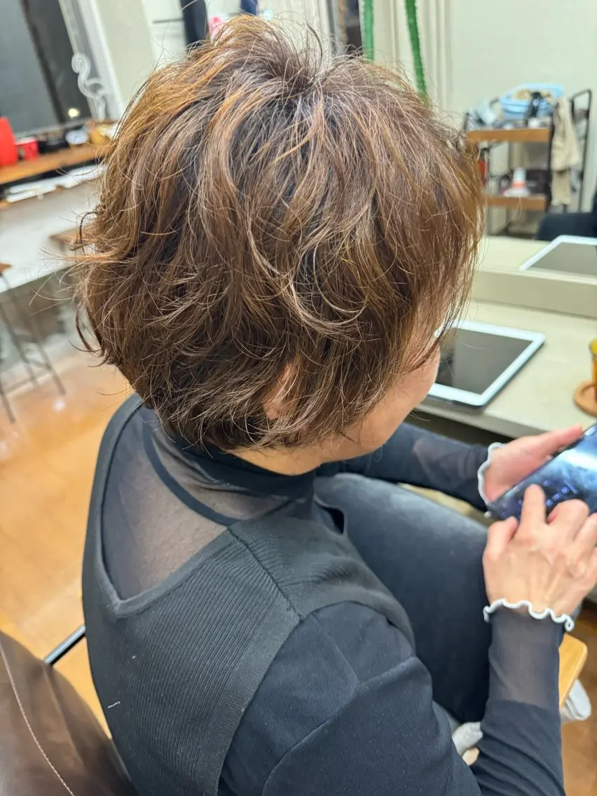 ショート ショートヘア SUZUNE 🐣カットモデルのヘアスタイル