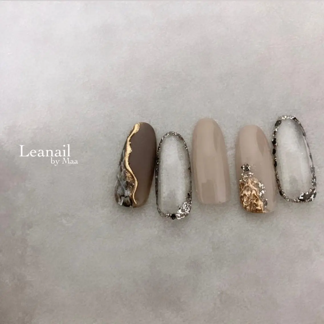 ネイル ハンドネイル private_ salon.Leaのネイルデザイン