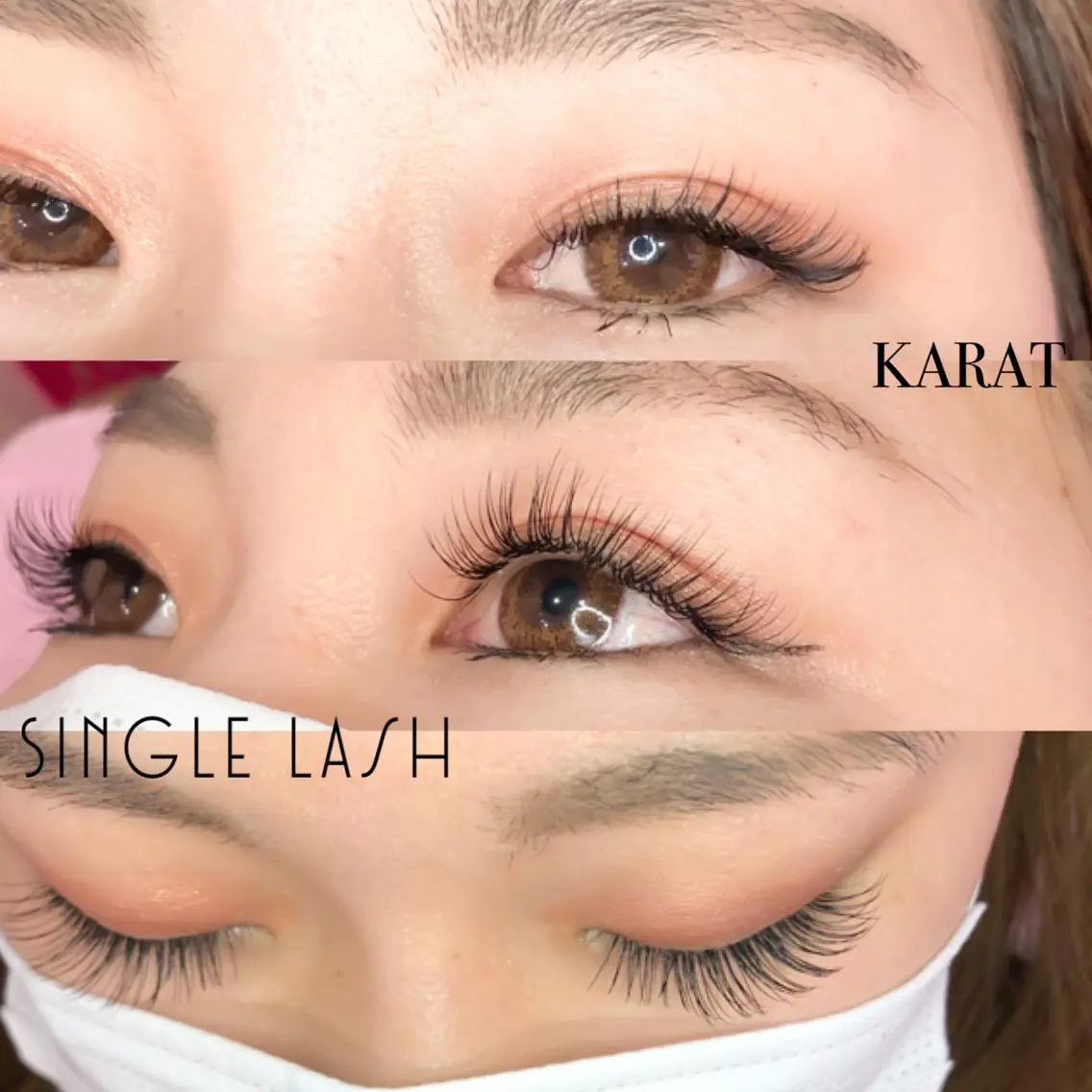 マツエク・マツパ ★KAEDE★伊勢崎 【KARAT】のマツエク・マツパデザイン