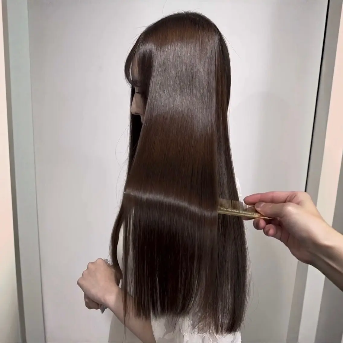 ロング カット ヘアカラー トリートメント ヘッドスパ ヘアセット 🫧似合わせ×透明感 ケアカラー清野🫧のヘアスタイル