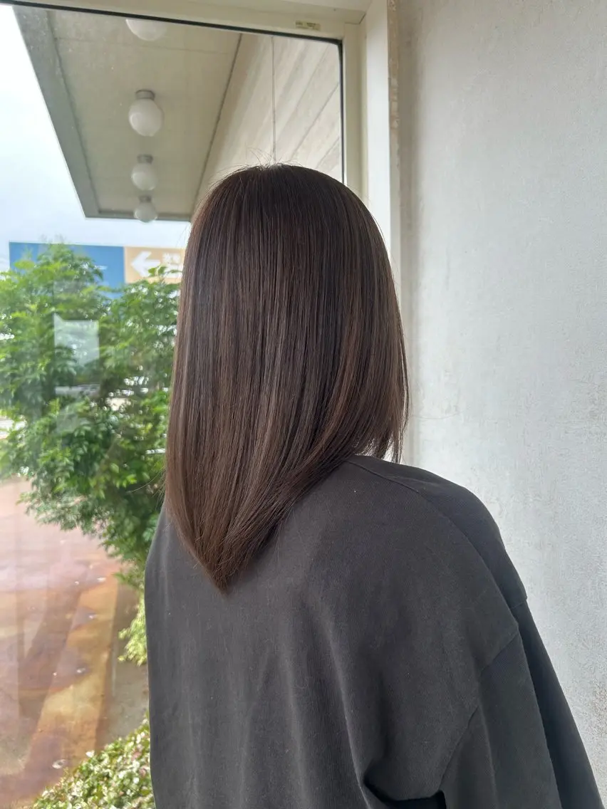 カラー ブリーチ ブラウンカラー 透明感カラー ダブルカラー ブリーチなしカラー 【Pur hair】 NOAのヘアスタイル
