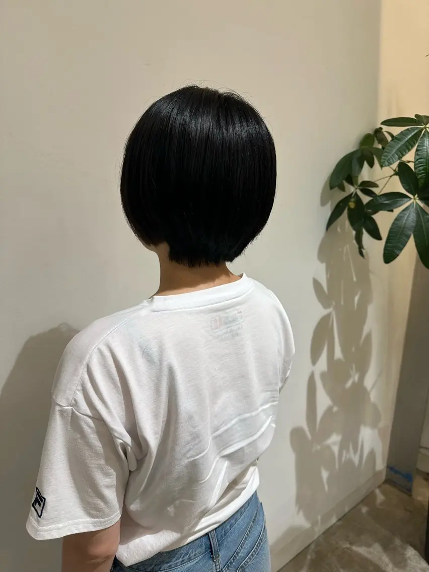 ショート ショートボブ 丸みショート ボブ ショートヘア 垣内 奈緒のヘアスタイル