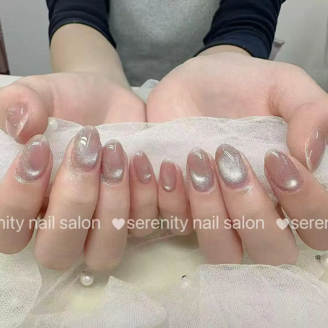 ネイル 長さ出し 持ち込み ワンホンネイル ハンドネイル ハンドケア 💜SE KIのネイルデザイン