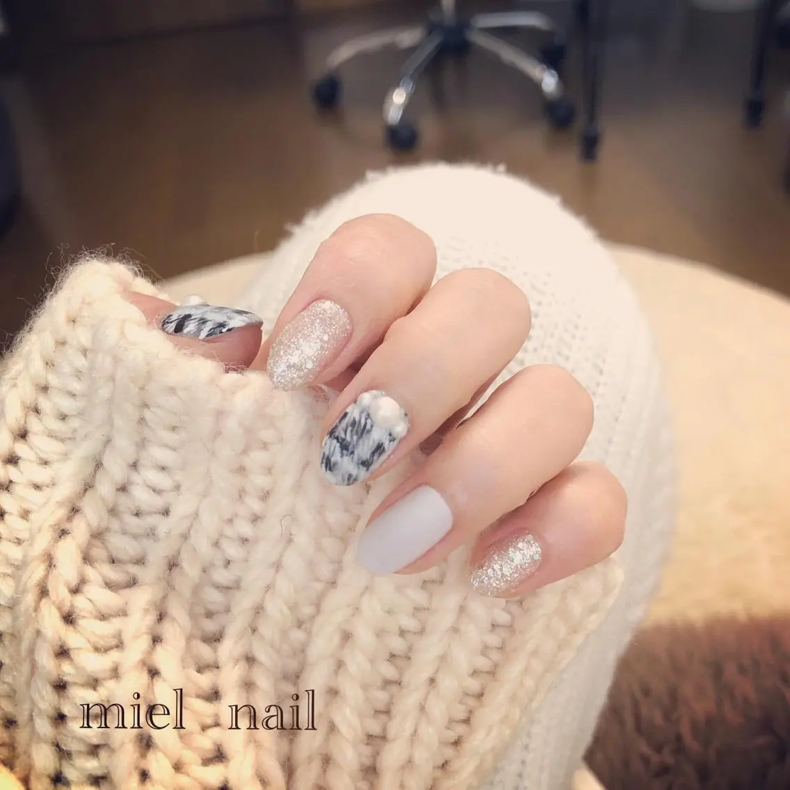 ネイル ハンドネイル miel nailのネイルデザイン