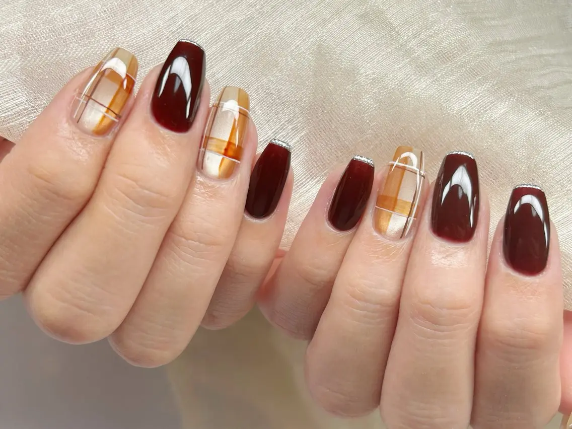 ネイル アートネイル チークネイル 成人式 入学式 長さ出し ハンドネイル Lino Nailのネイルデザイン