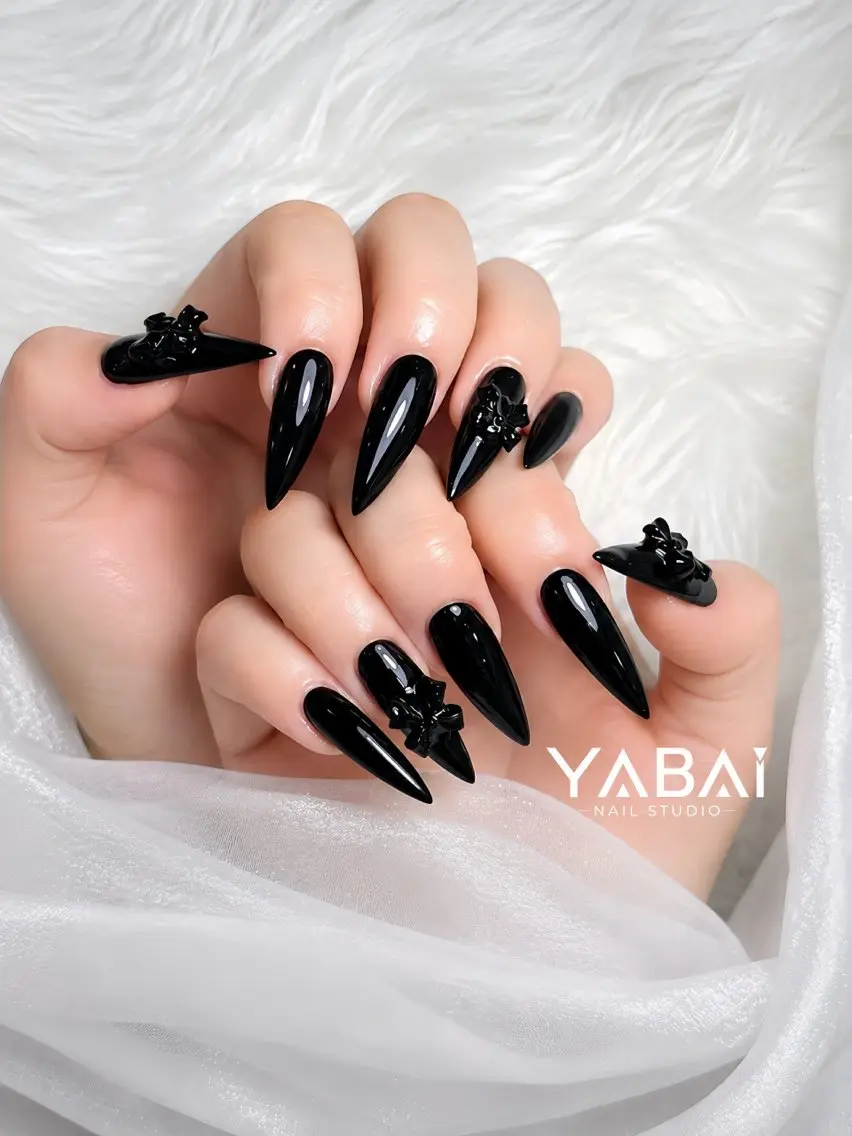 ネイル ロングネイル ワンカラーネイル シンプルネイル YABAI NailStudioのネイルデザイン