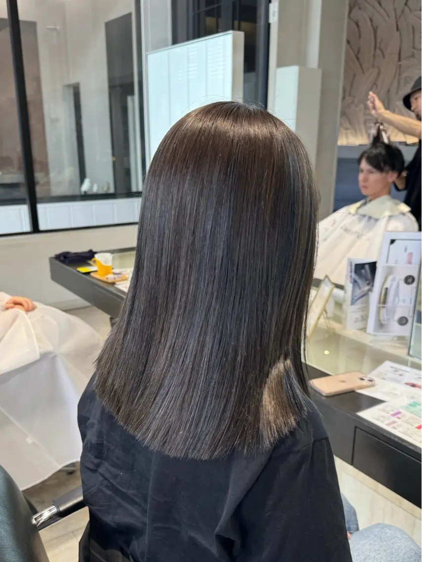 セミロング 川口 華菜🦋のヘアスタイル