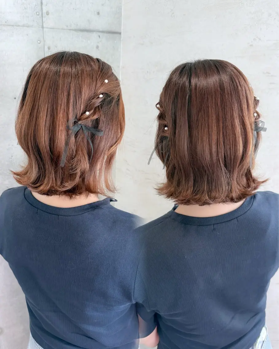 ヘアアレンジ はやしほのか| ヘアセット×カラーのヘアスタイル