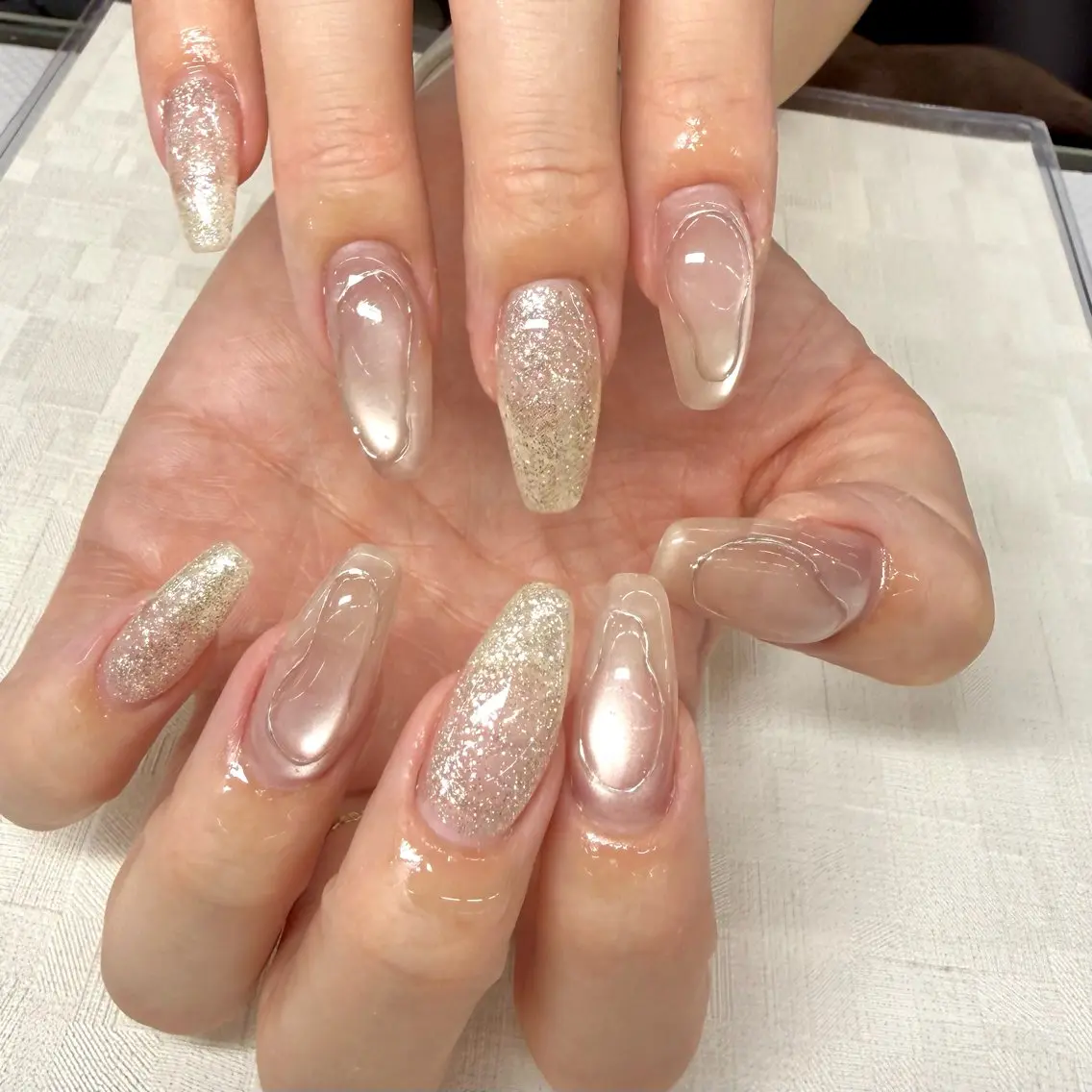 ネイル MAXKELLY正池 白フレンチ募集🕊️のネイルデザイン