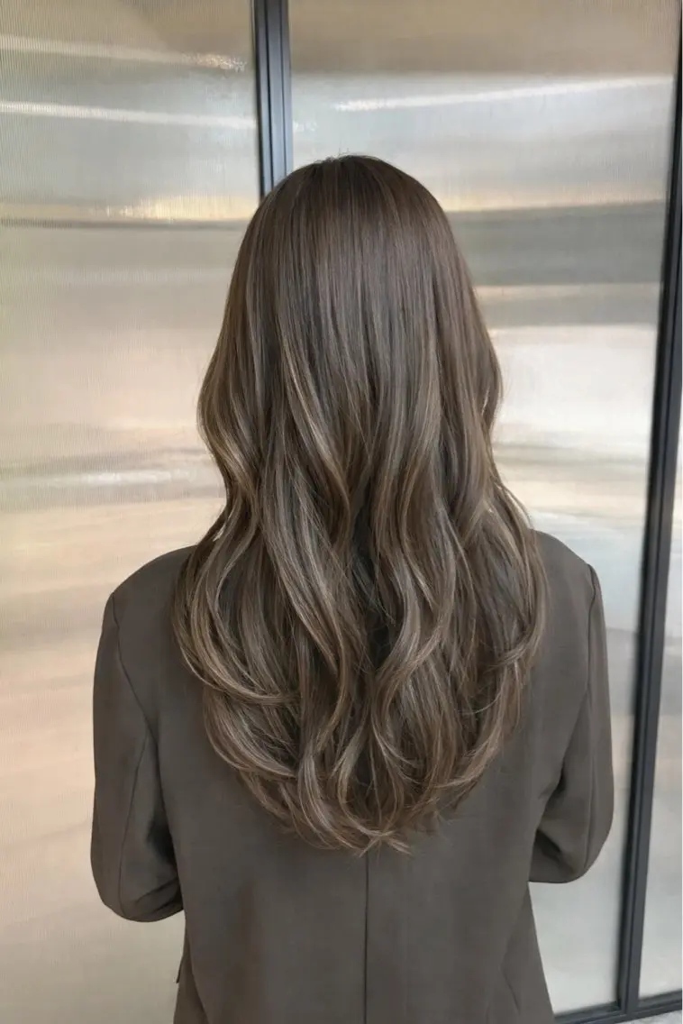 セミロング カラー 透明感カラー レイヤー特化 🎀 miyuのヘアスタイル