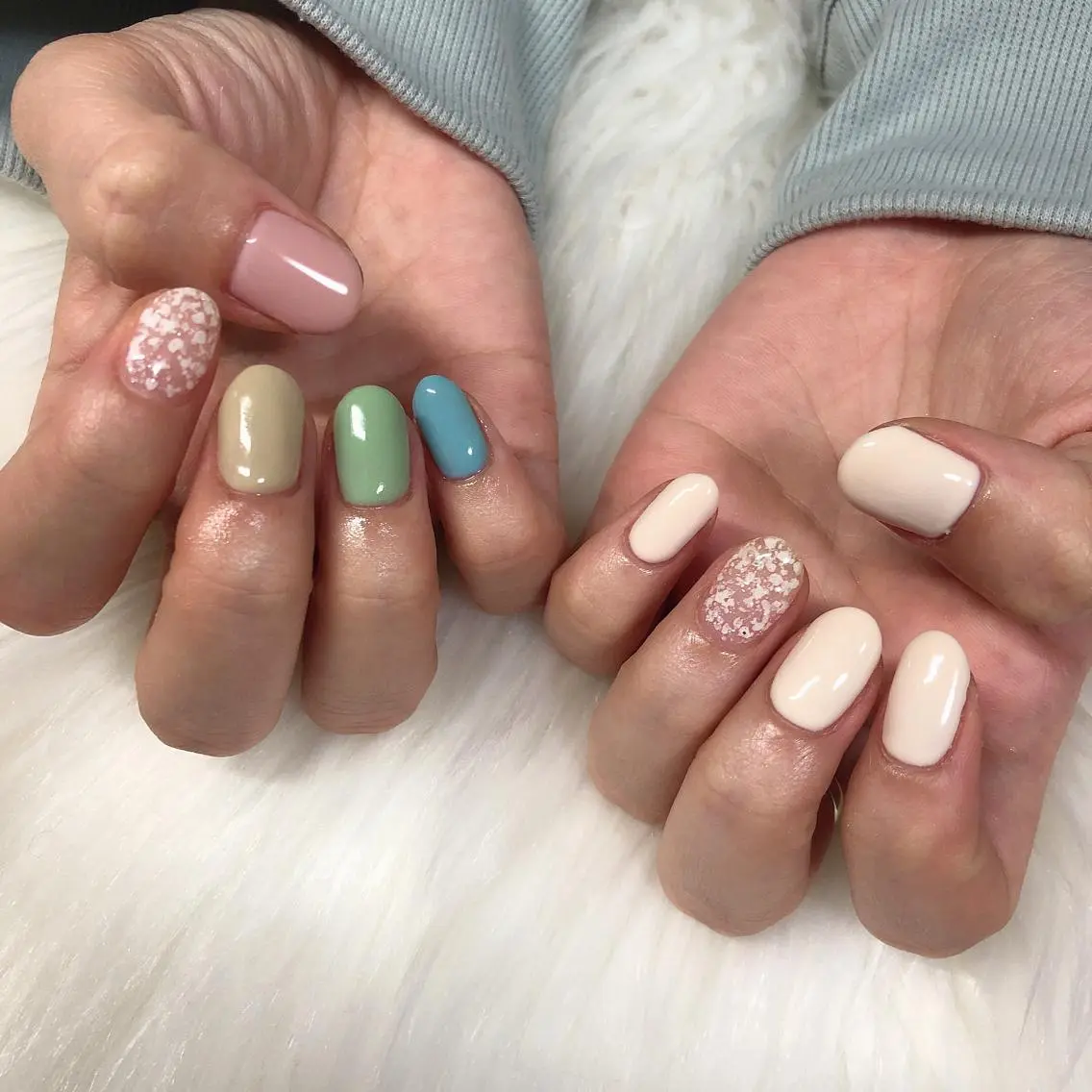 ネイル ハンドネイル 西岡 杏のネイルデザイン