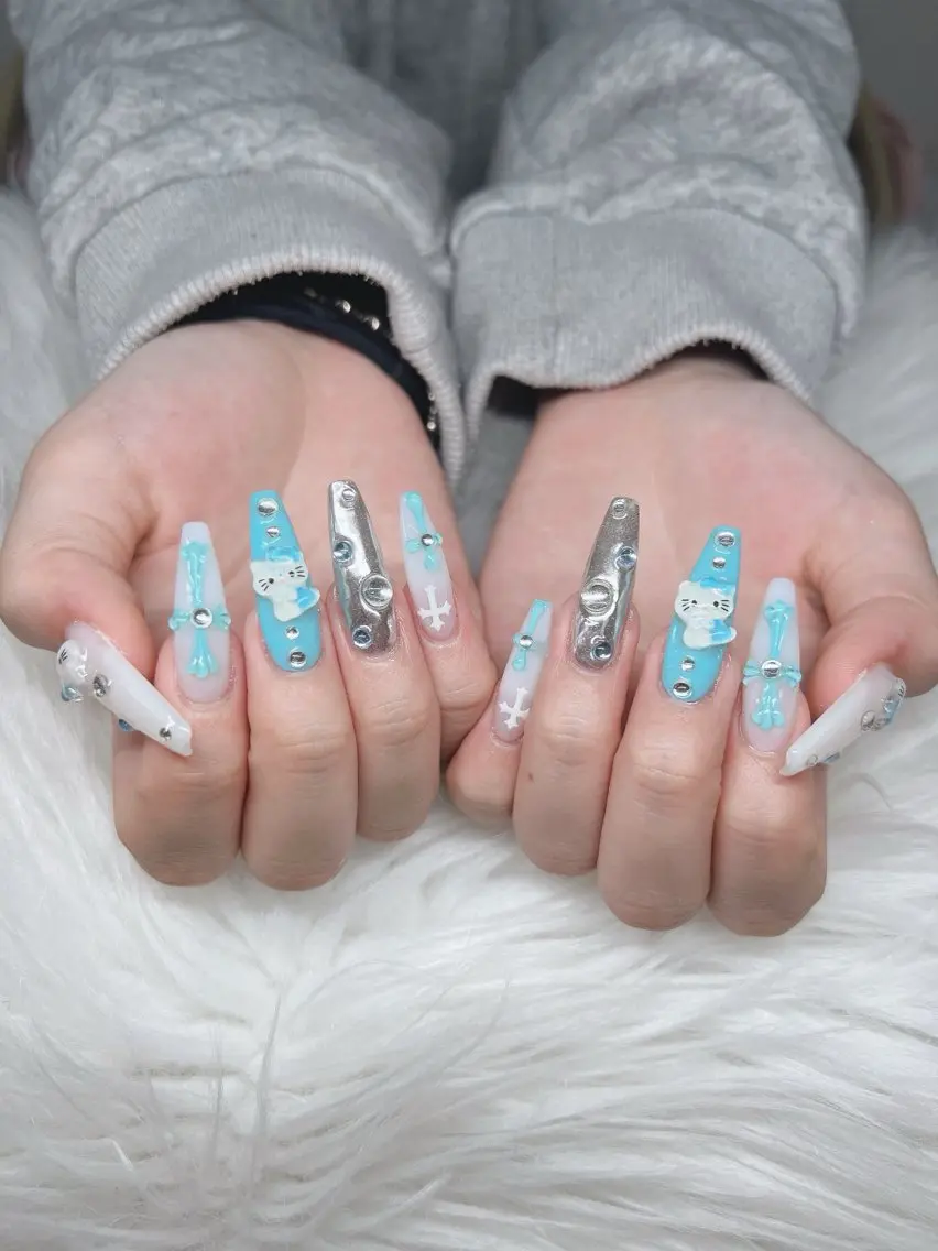 ネイル ハンドネイル Lee Nails チップ長さだし専門店のネイルデザイン