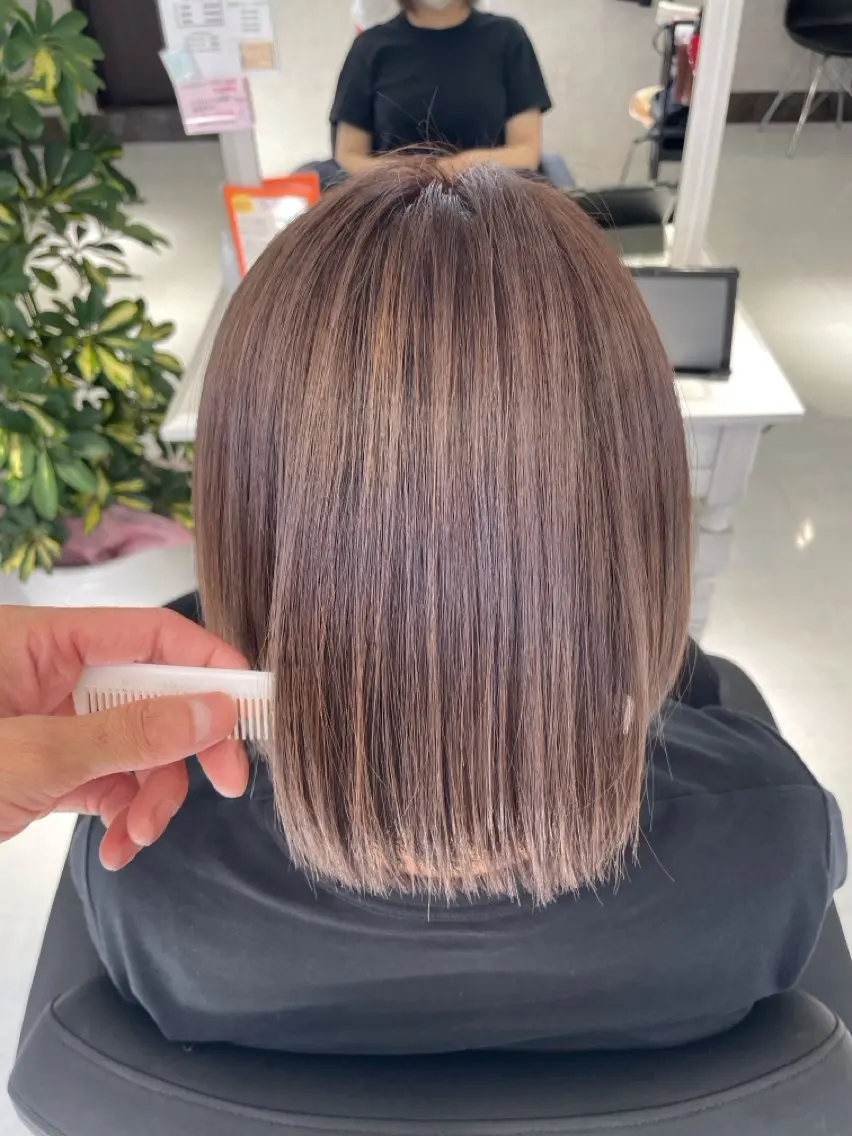 ショート 髪質改善 縮毛矯正 森田 結吾のヘアスタイル