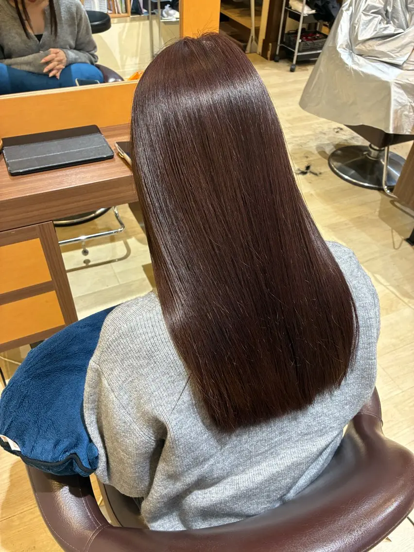 セミロング ヘアカラー Orque kazuneのヘアスタイル