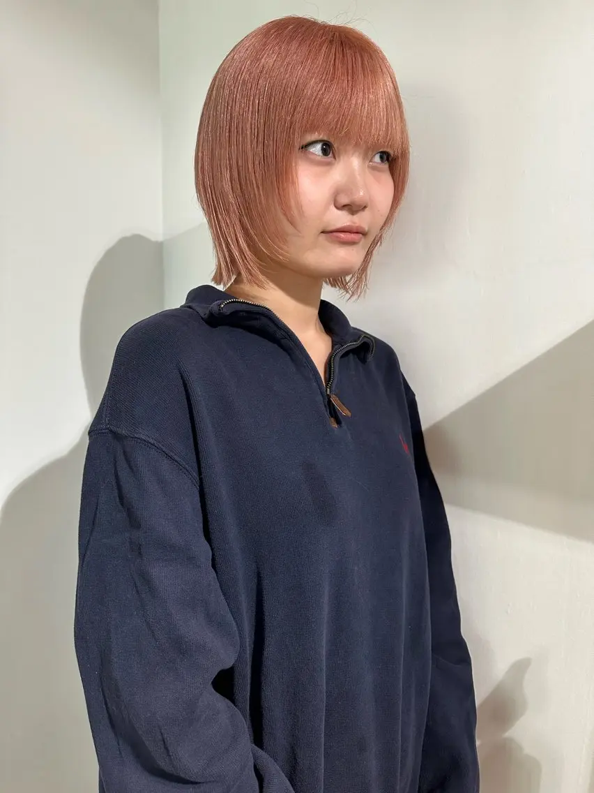 ショート カラー カット ヘアカラー トリートメント 🎀オイダイラ モモカ🎀のヘアスタイル