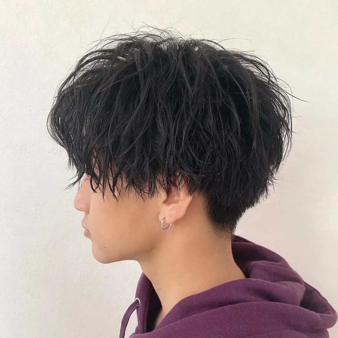 メンズカット+パーマの写真