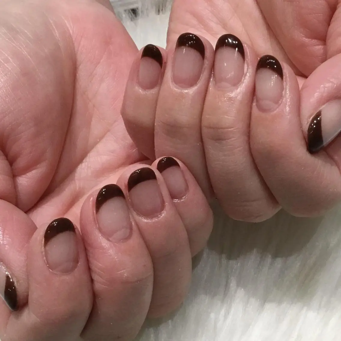 ネイル フレンチネイル ハンドネイル Kanai Harukaのネイルデザイン