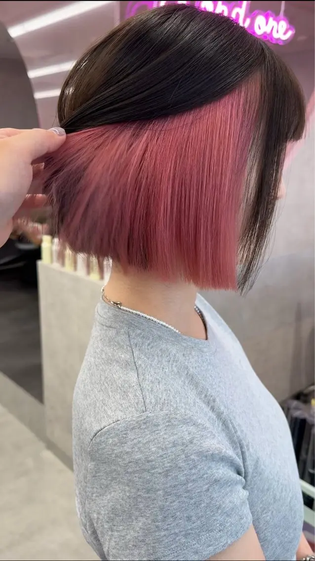 ミディアム ヘアカラー 髪質改善/縮毛矯正 山口蒼太のヘアスタイル